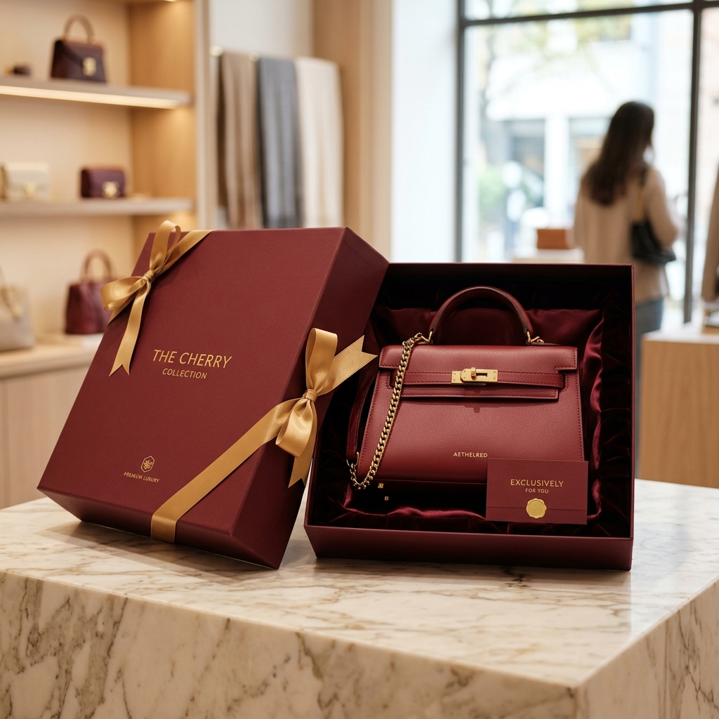 Cherrri Luxury Corporate Gifting Box with Handbag